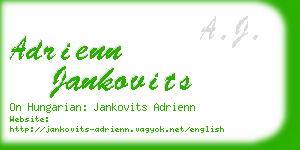 adrienn jankovits business card